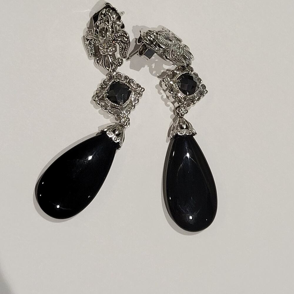 Dallas Prince Fleur De Lis  Drop Earrings